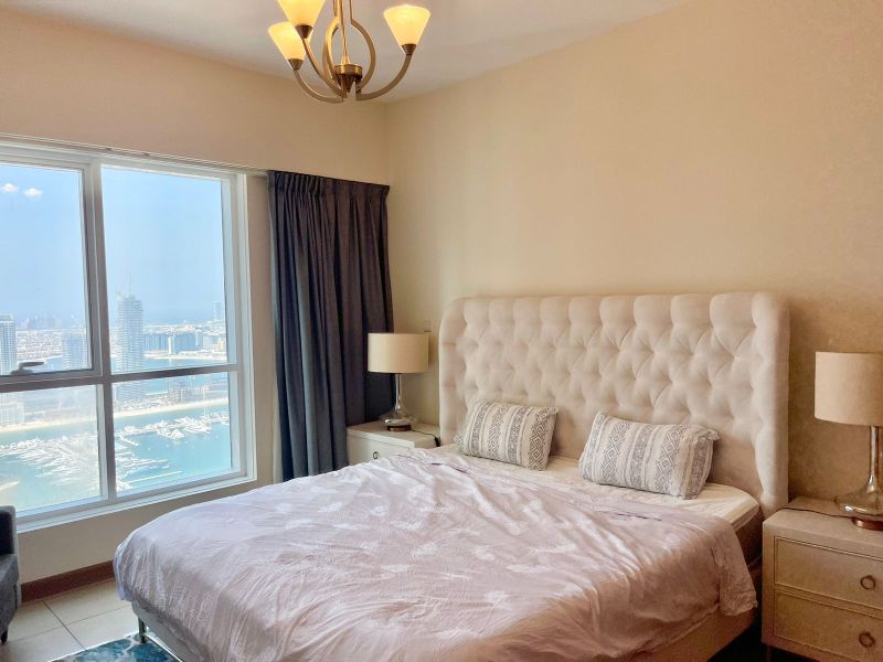 Master Room With Attached bathroom In Sulafa Tower Dubai Marina AED 5300 Per Month